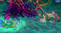 FFLTnS Party Fighting Chaos Bahamut