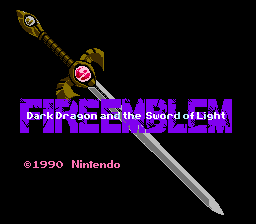 Pantalla de título de la traducción por fans de FE1.png