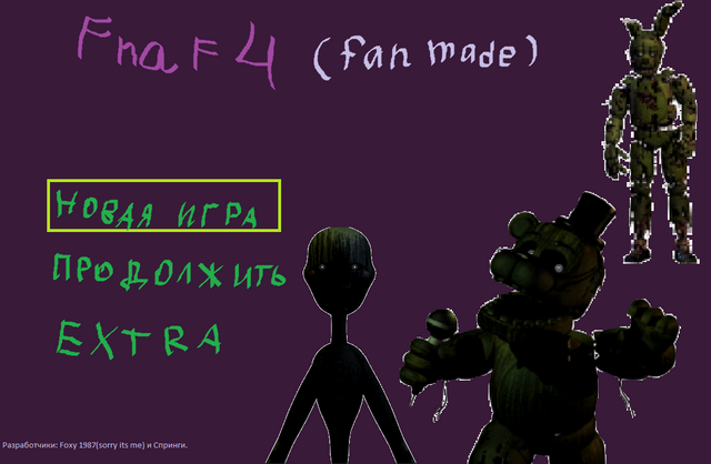 Файл:Меню фнаф.png