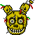 Five nights at freddy s 3 golden bonnie icon by geeksomniac-d8fniyn