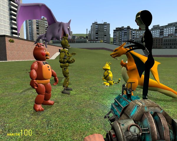 Файл:Springtrap vs Marionette ))).jpg