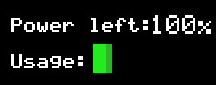Power usage output
