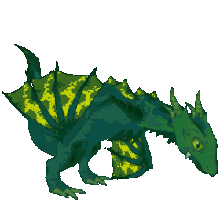 Holy young dragon