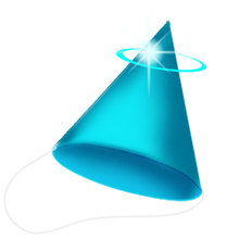 Angelic party hat