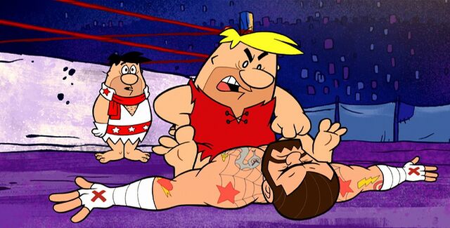 File:Stoneage Smackdown Fred-Barney-CM Punk.jpg