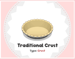 Traditional crust