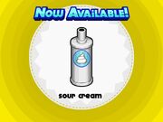Unlocking sour cream