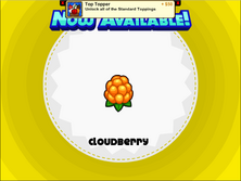 Papa's Cupcakeria - Cloudberry