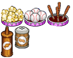 Baseball season toppings