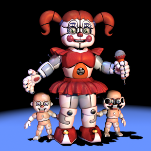 Circus Baby - Sister Location Minecraft Skin