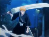 Ichigo with zanpakutou