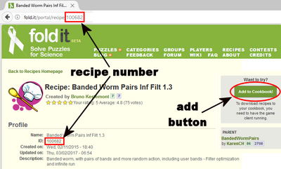 Recipe page