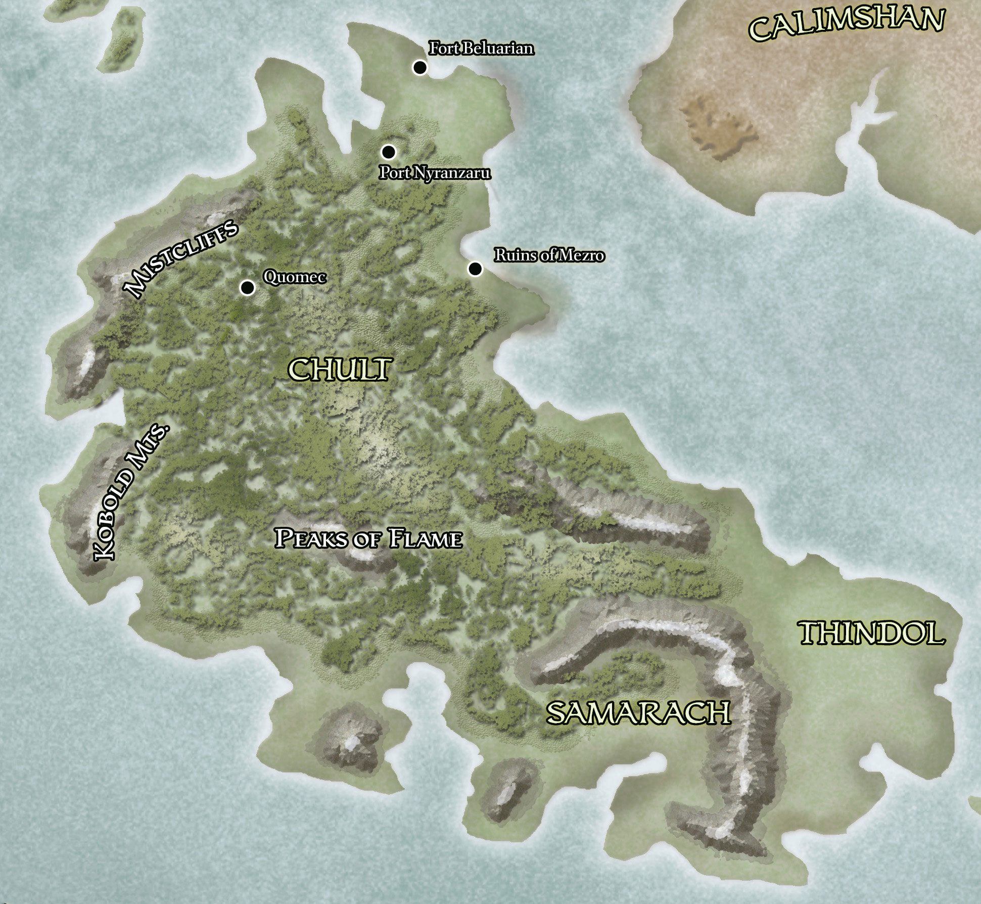 Category:Locations in Southwest Faerûn | Forgotten Realms Wiki | FANDOM