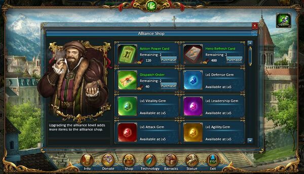 Alliance Shop