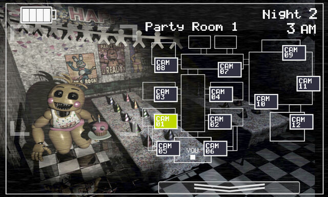 Archivo:FNaF 2 (Móvil) - Party Room 1 (Toy Chica).jpg