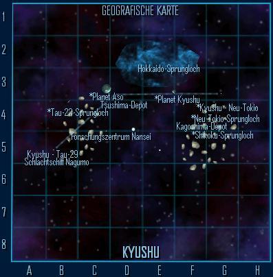 Kyushu map