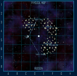 Hudson Physical map