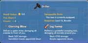 Driller item