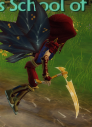 Scythe held
