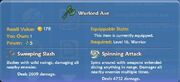 Warlord Axe item