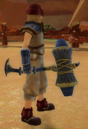 Warrior’s Battle Hammer of Warcry held