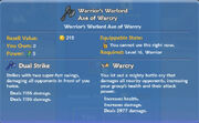 Warrior’s Warlord Axe of Warcry item