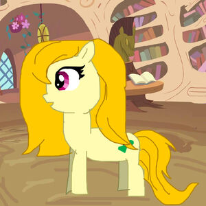 Crystal talks to Applejack