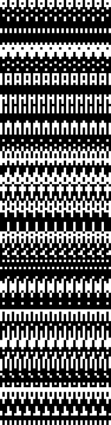 Pixelstripes bw