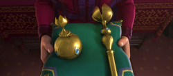 Orb and scepter