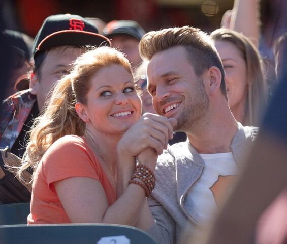 File:DJ and Matt kissing Giants Game 002.jpg