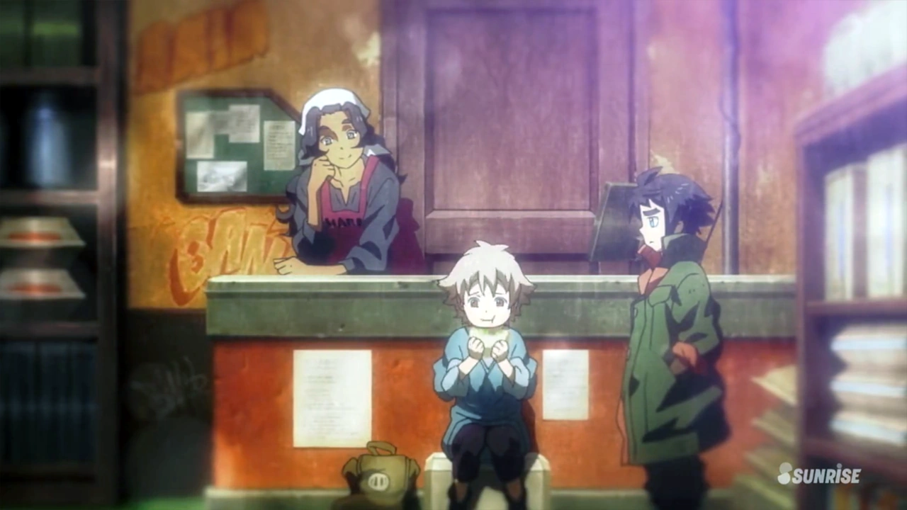 Image Atra meets Mikazuki.png Iron Blooded Orphans Wiki FANDOM