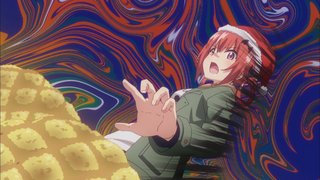 Melon bread tempts Satania