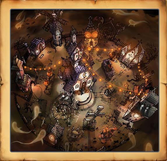 Image - Map halloweentown all.jpg  Gaiapedia  FANDOM powered by Wikia