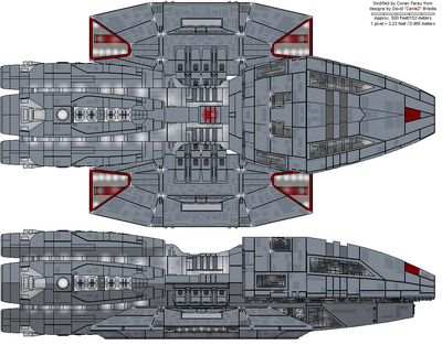 Hermes Class Escort Battlestar