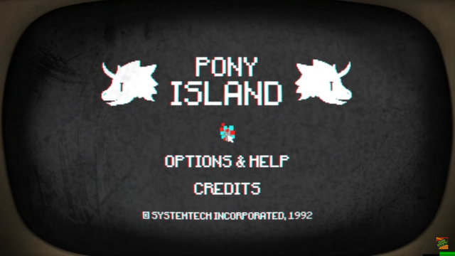 File:Pony Island Start Screen.png