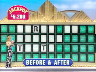 Wheel Of Fortune Board Game 90s