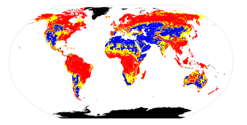 Worldwide soil pH