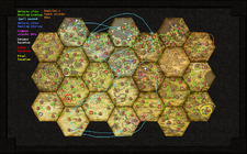 Hexile map paths