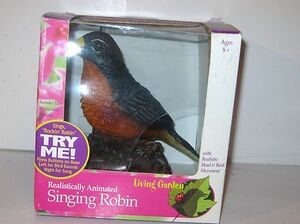 Gemmy singing robin 2