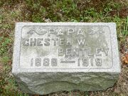 Chester W. Bentley tombstone