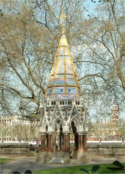 Emancipation of Slaves 1834 monument - Victoria Tower Gardens - Millbank - Westminster - London - 24042004
