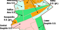 Image - Map of Dauphin County Pennsylvania School Districts.png 