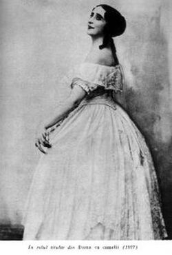Maria Filotti Dama cu Camelii 1922