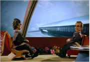 Holden in wing lounge