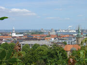 Udsigt over Aalborg fra Skovbakken