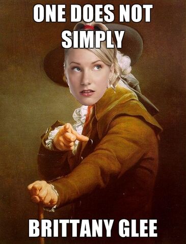 File:One-does-not-simply-brittany-glee.jpg