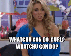 Image result for what you going to do about it gif