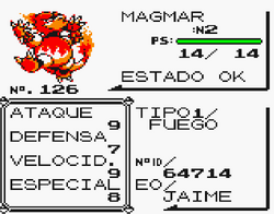Magmar nivel 2