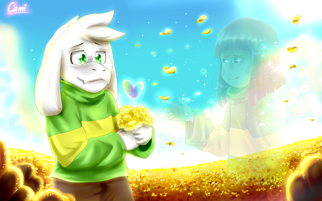 Archivo:Asriel from glitchtale by camilaanims-daj7ih4.png