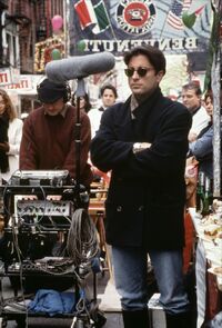 Andy Garcia filmset
